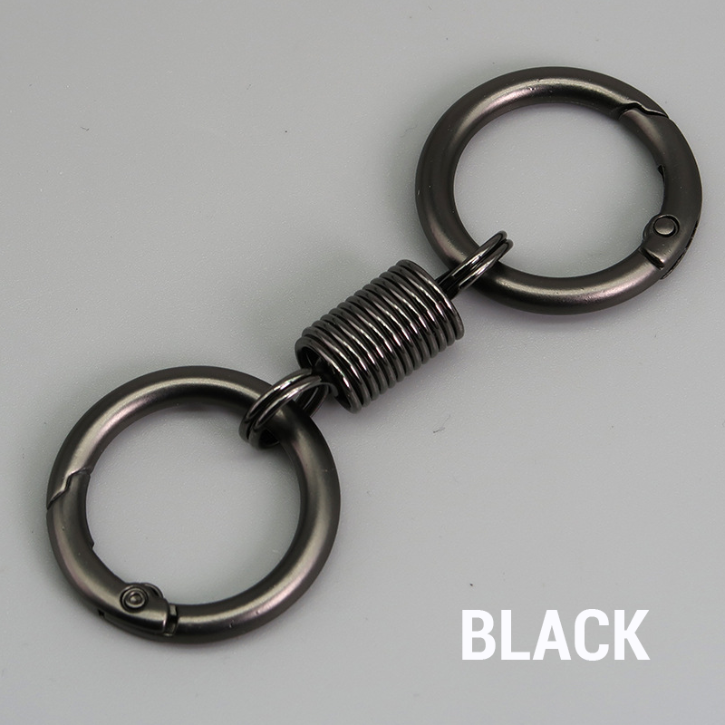 (š„2024Last Day Promotion  - 49% off)Nordic Retro Spring Double Ring Keychain