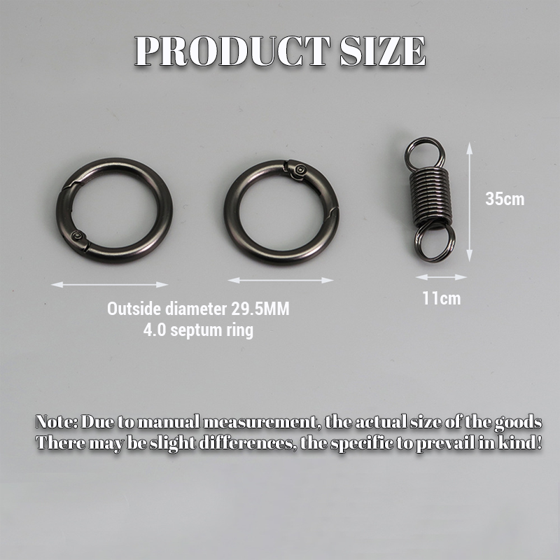 (š„2024Last Day Promotion  - 49% off)Nordic Retro Spring Double Ring Keychain