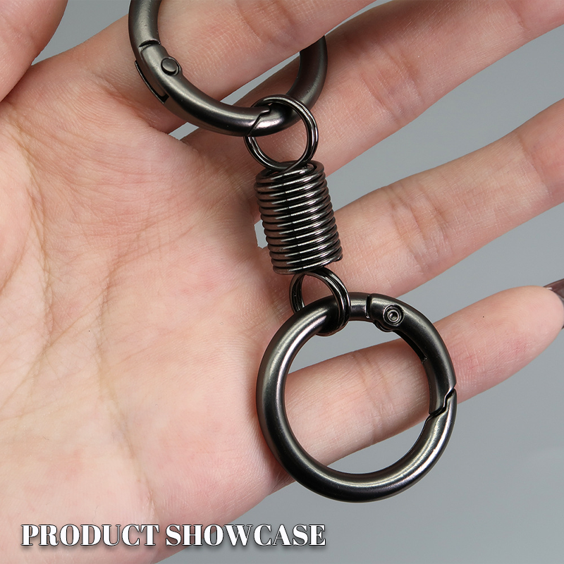 (š„2024Last Day Promotion  - 49% off)Nordic Retro Spring Double Ring Keychain